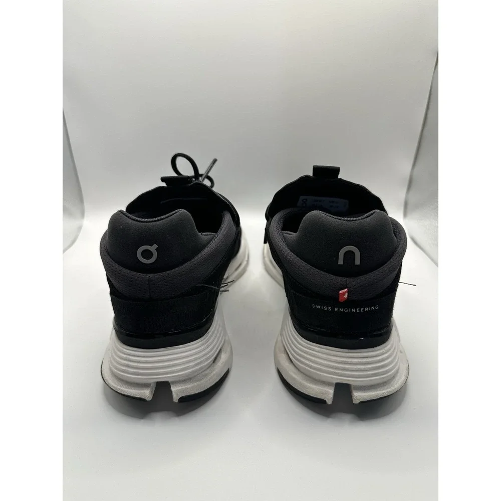 On Cloudnova Black And White Womens 7